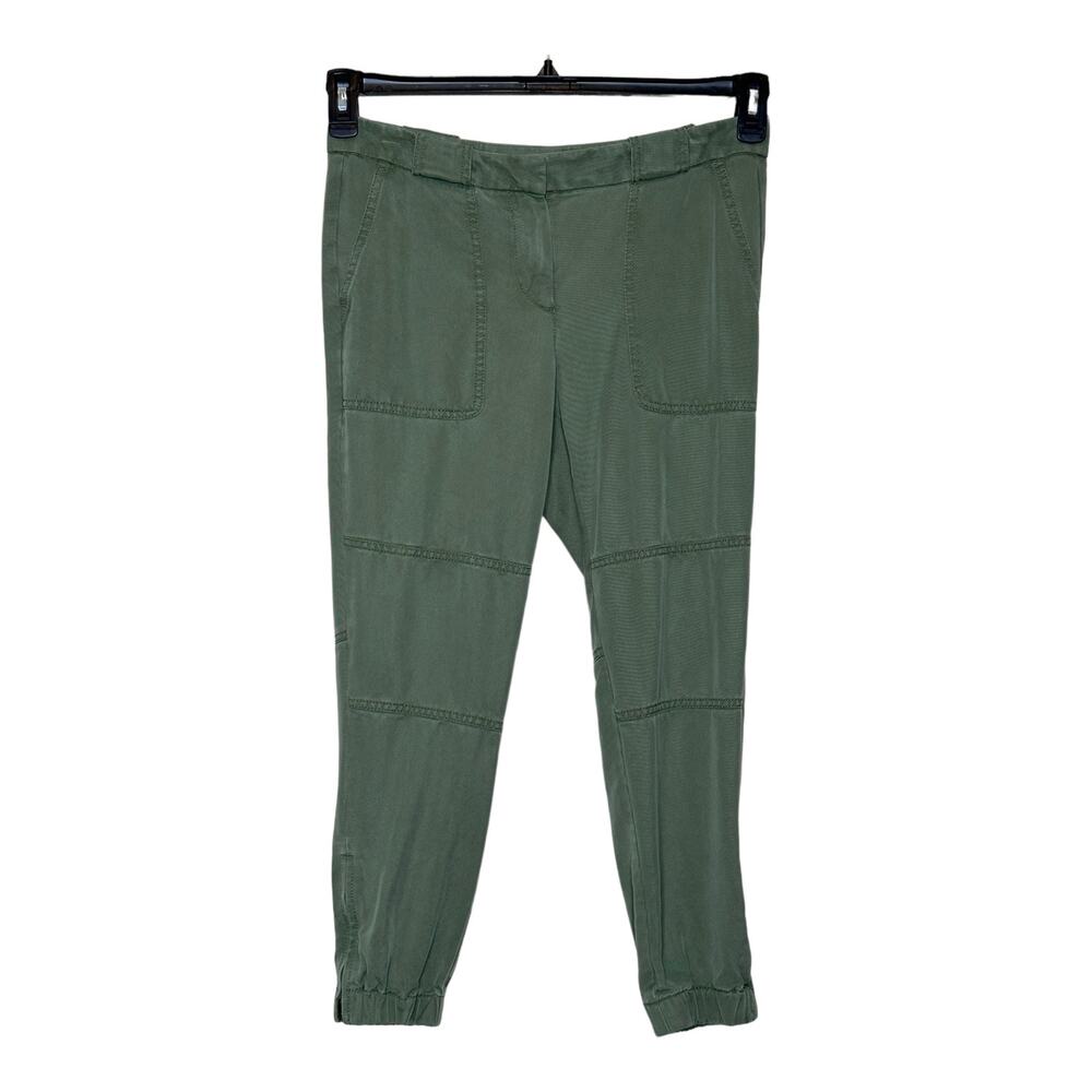 Loft green cargo jogger casual pants size 4P